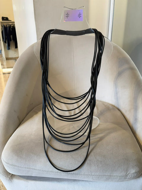Collana in pelle multifilo MLO Malloni