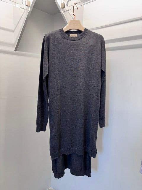 Abito asimmetrico con zip OLIVE Semicouture