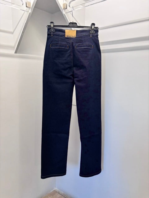 Jeans dritto vita alta EARLENE Semicouture