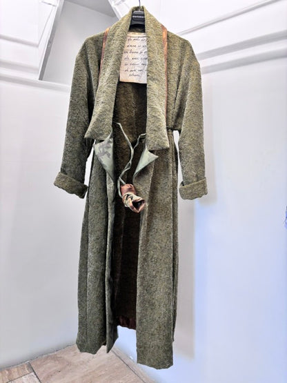 Cappotto lungo con fiori Tadashi