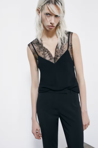Canotta con pizzo Patrizia Pepe