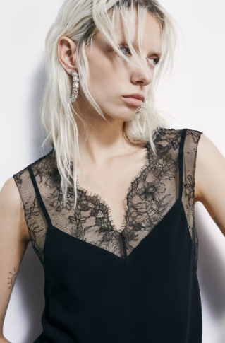 Canotta con pizzo Patrizia Pepe