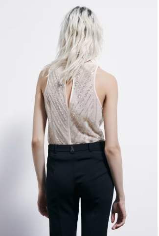 Canotta con pailettes Patrizia Pepe