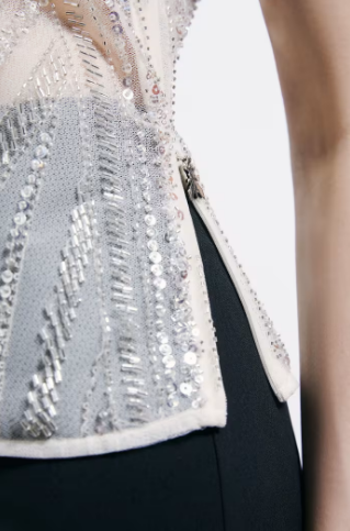 Canotta con pailettes Patrizia Pepe