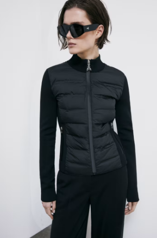 Giubbotto con inserti in maglia Patrizia Pepe