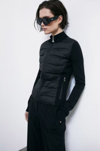 Giubbotto con inserti in maglia Patrizia Pepe