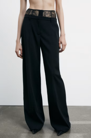 Pantalone palazzo con pizzo Patrizia Pepe