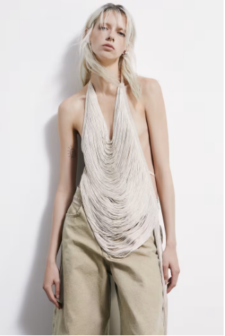 Top con frange Patrizia Pepe