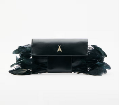 Pochette Piume in pelle Patrizia Pepe
