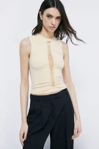 Maglia top con tagli Patrizia Pepe