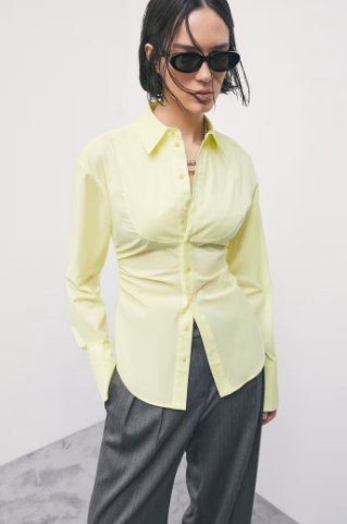 Camicia aderente con arricciature Patrizia Pepe