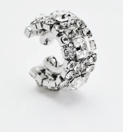 Orecchino earcuff con pietre Patrizia Pepe