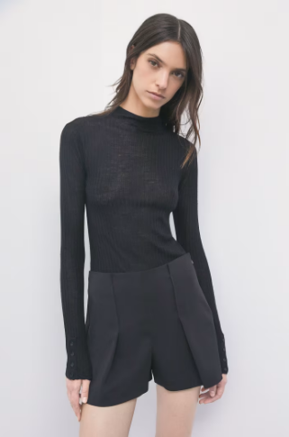 Maglia slim collo cratere Patrizia Pepe