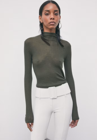 Maglia slim collo cratere Patrizia Pepe