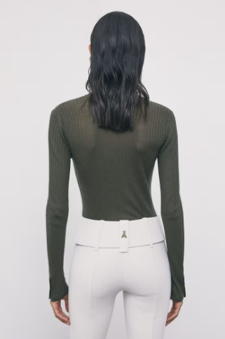 Maglia slim collo cratere Patrizia Pepe