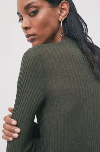 Maglia slim collo cratere Patrizia Pepe