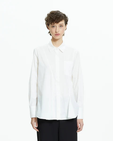 Camicia regular con dettagli asimmetrici MLO Malloni