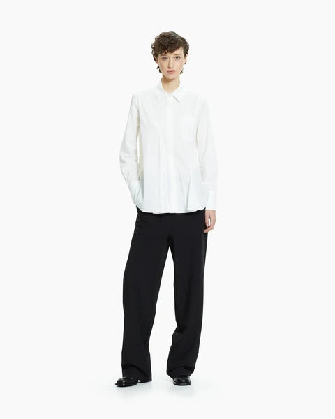 Camicia regular con dettagli asimmetrici MLO Malloni
