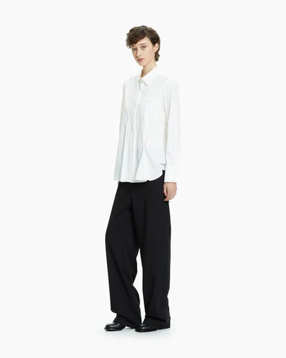 Camicia regular con dettagli asimmetrici MLO Malloni