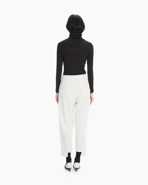 Pantalone cropped a gamba dritta MLO Malloni