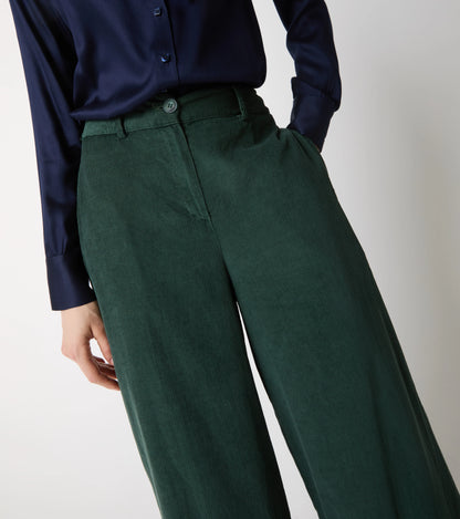 Pantalone ampio in velluto a coste Alessia Santi