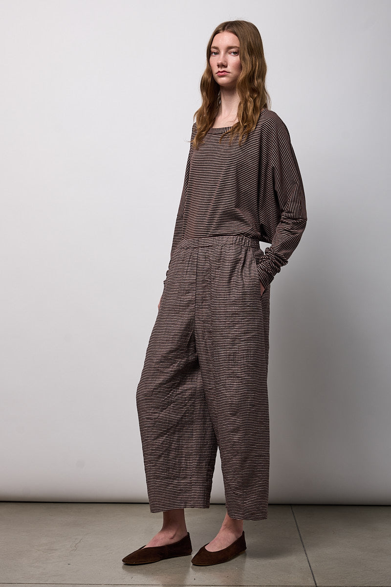 Pantalone baloon a righe Neirami