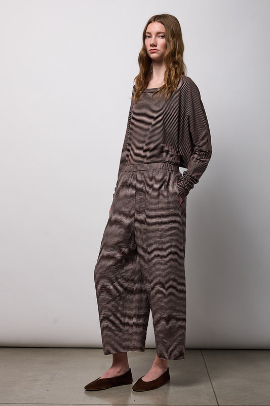 Pantalone baloon a righe Neirami