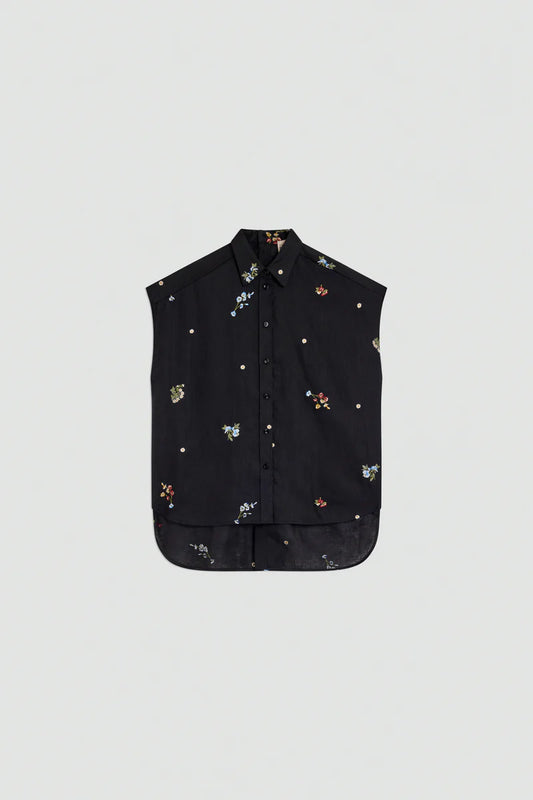 Camicia smanicata ELEN Semicouture