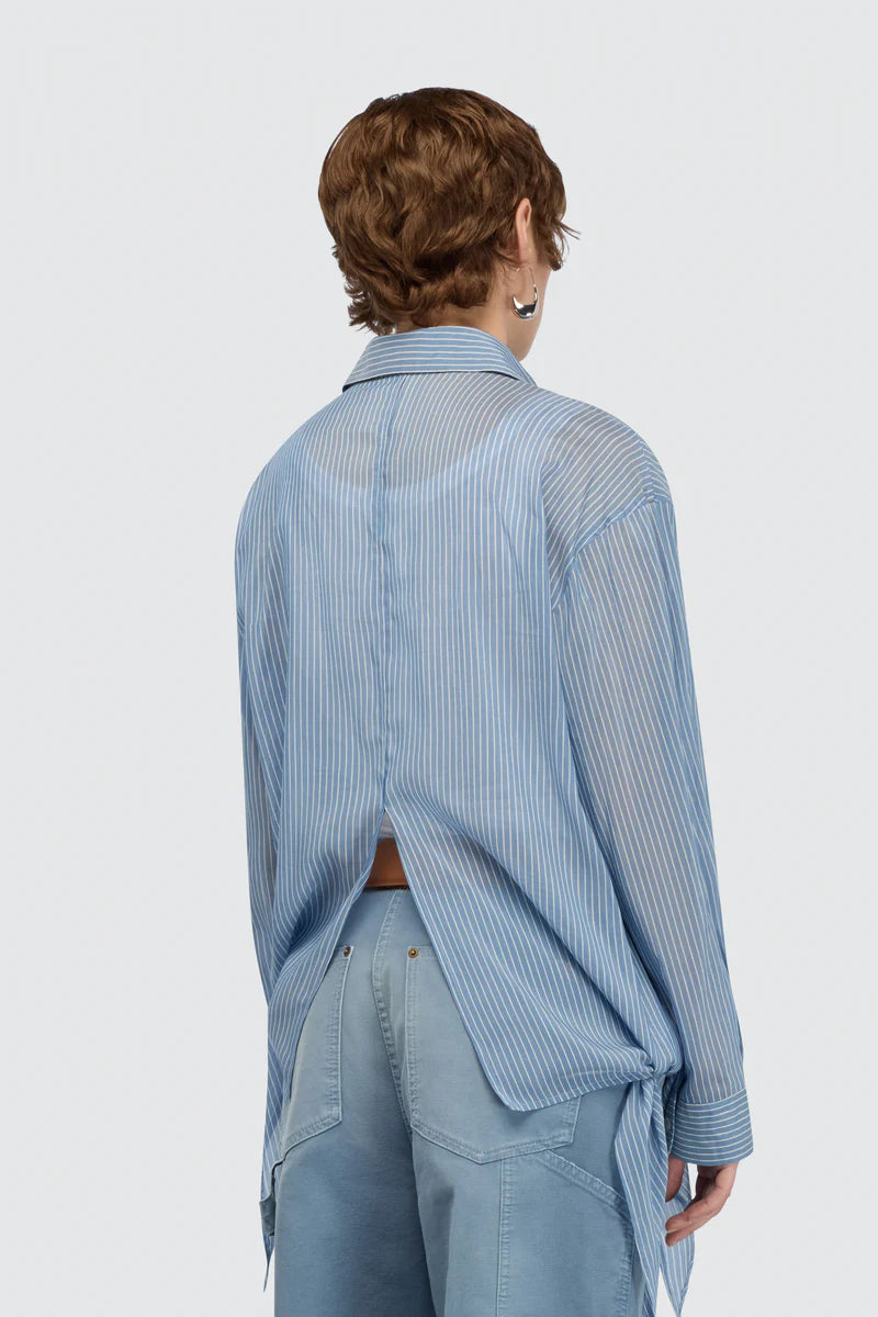Camicia con dettagli lunghi ai fianchi LETITIA Semicouture