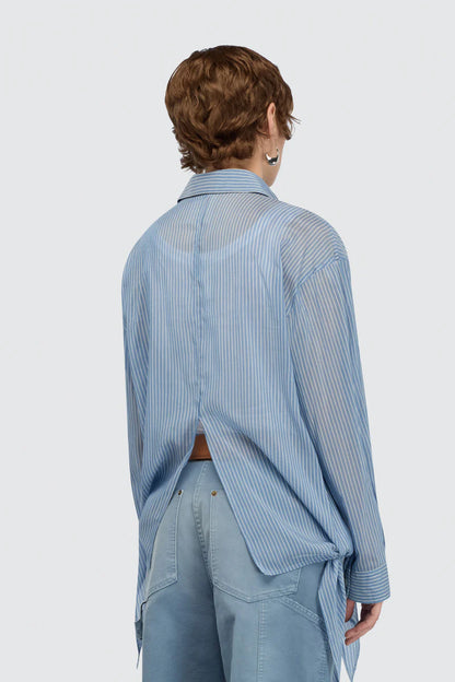 Camicia con dettagli lunghi ai fianchi LETITIA Semicouture