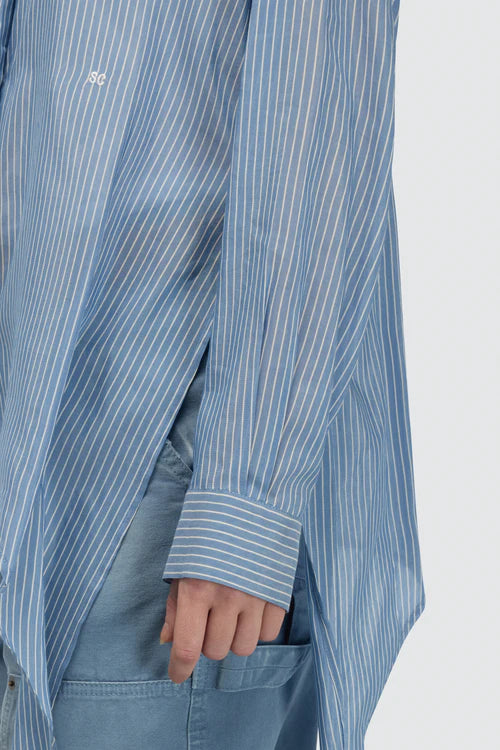 Camicia con dettagli lunghi ai fianchi LETITIA Semicouture