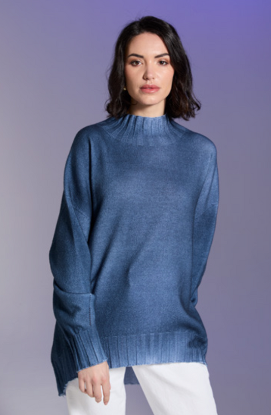 Maglione dolcevita oversize Arovescio