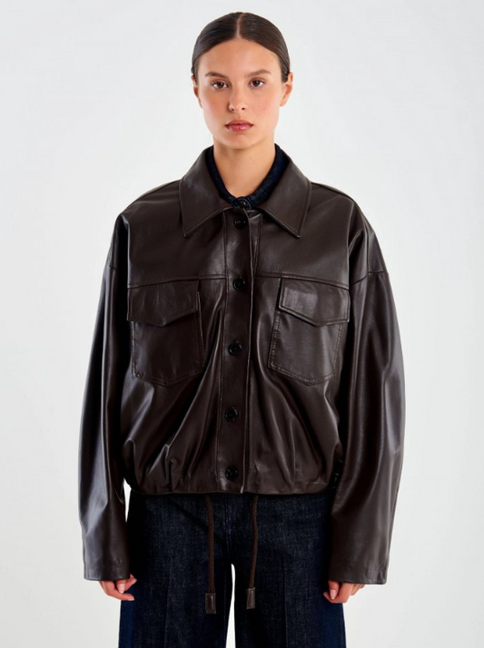Bomber in pelle Vicolo