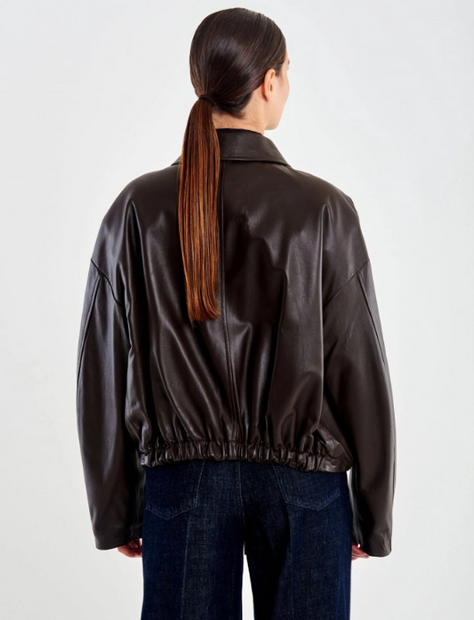 Bomber in pelle Vicolo