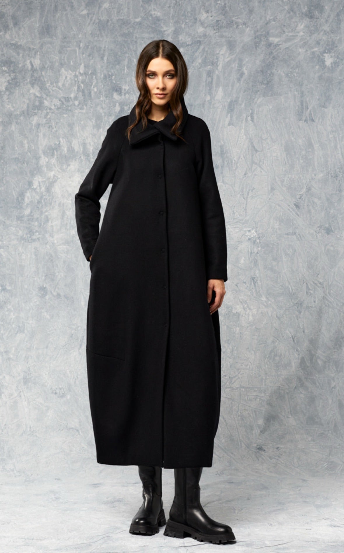 Cappotto lungo a uovo J'm Design