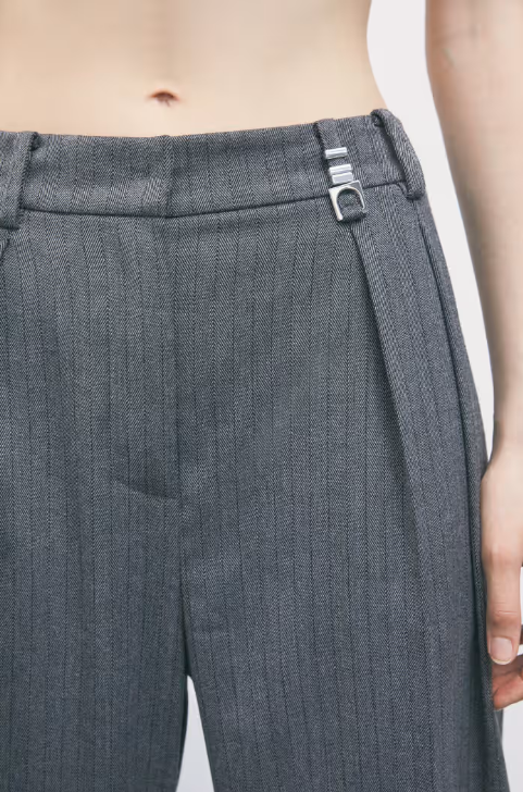 Pantalone dritto gessato Patrizia Pepe