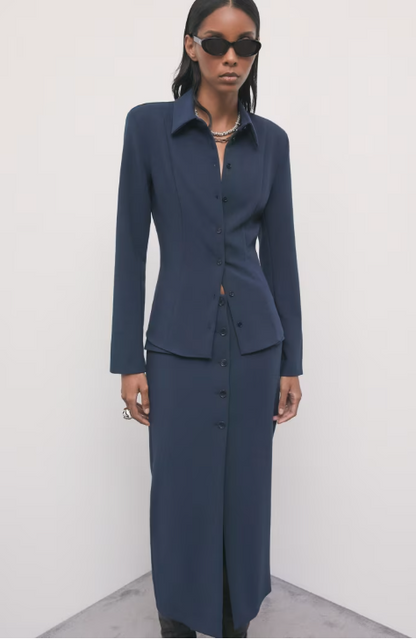 Camicia slim strutturata Patrizia Pepe