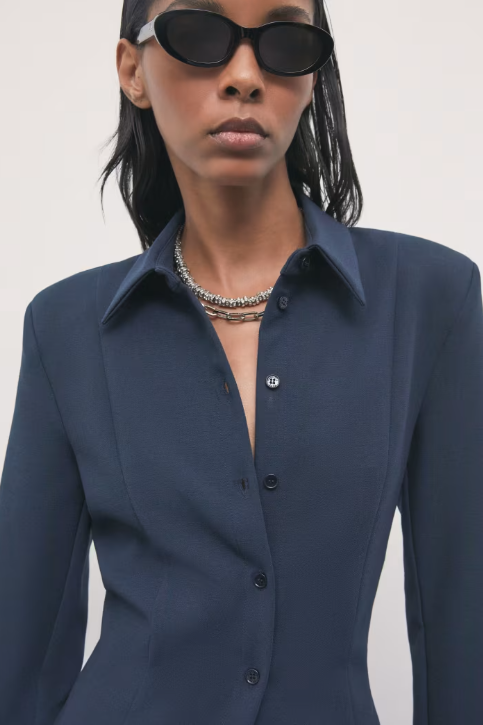 Camicia slim strutturata Patrizia Pepe