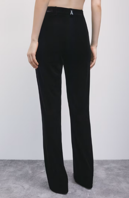 Pantaloni dritti in velluto stretch Patrizia Pepe