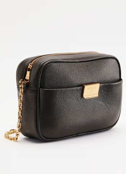 Borsa a tracolla in pelle small Patrizia Pepe