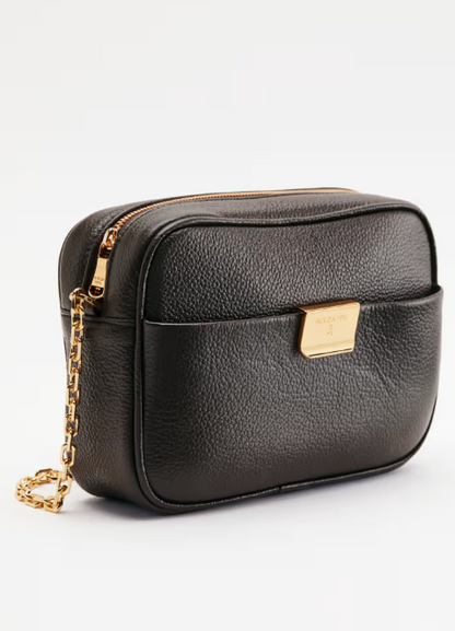 Borsa a tracolla in pelle small Patrizia Pepe