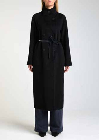 Cappotto lungo con cintura Alessia Santi