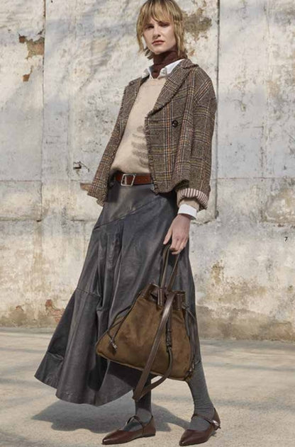 Gonna lunga asimmetrica Alessia Santi