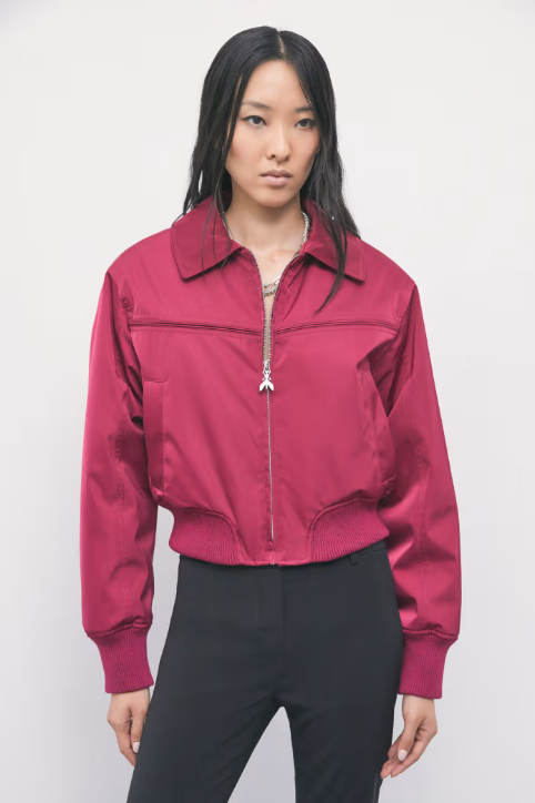 Bomber con collo in pelliccia Patrizia Pepe