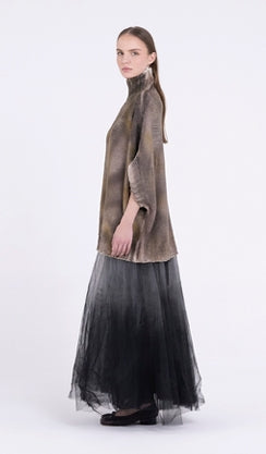 Maglia poncho in lana Sanctamuerte