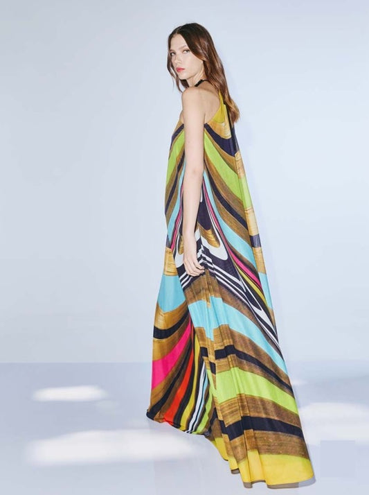 Abito lungo con collana Twins Fantasy