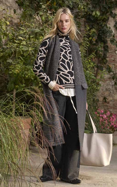 Gilet lungo patchwork Alessia Santi