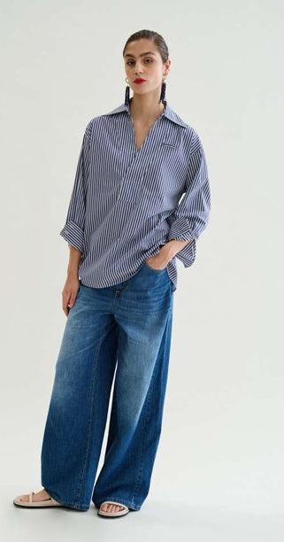 Camicia over senza bottoni FLOOR