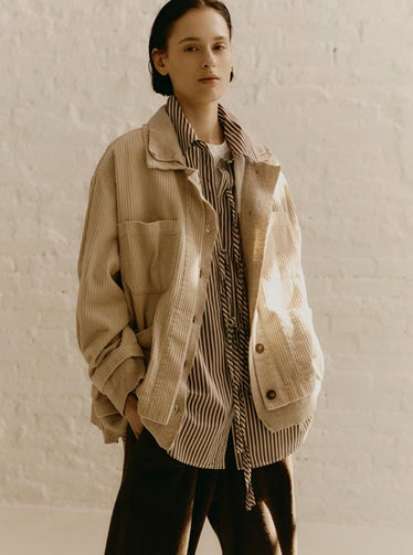Camicia over con laccetti LABORATORIO