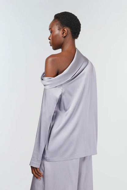 Blusa scollo asimmetrico SIMONA Semicouture